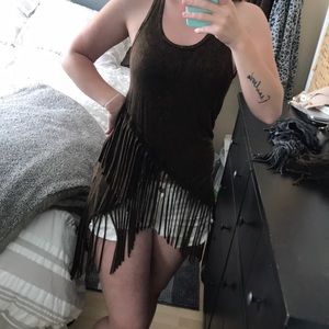 T Party festival fringe top